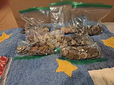 Coin Lots From Around The World For Collecting For Forr Kids And Adults Alike.  • $5