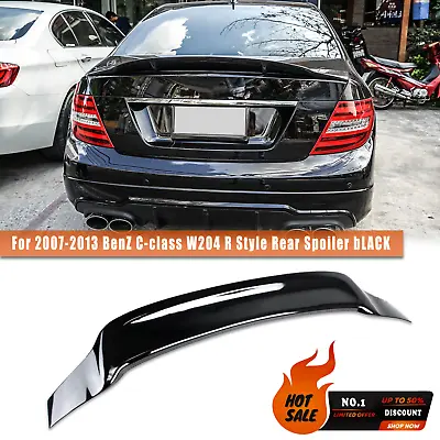 For 07-13 Mercedes Benz W205 4dr Coupe R Style Gloss Black Trunk Spoiler Wing • $71.99