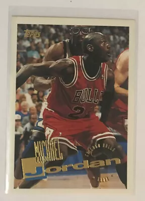 Michael Jordan 1996 Topps NBA Basketball Card #277 Chicago Bulls HOF • $1.79