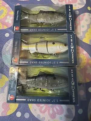 H2O Xpress 3.5 Jointed Shad Lot Of 3 • $17.99