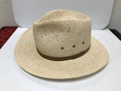 Panama Hat - Made In USA - Large (used) (FC113-3 T1240) • $24.95