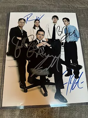 Tv Show THE OFFICE Full Cast Signed/autographed 8X10 Dual COAs Carell Wilson • $240.57