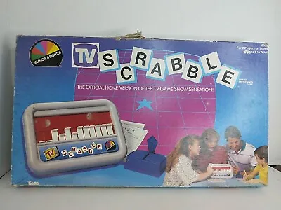 1987 TV Scrabble Game By Selchow & Righter Complete In Great Cond FREE SHIPPING • $15.99