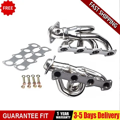 Shorty Exhaust Headers Kit Manifold Steel For Ford F150 F250 4.6L Tubular 97-03 • $153.65