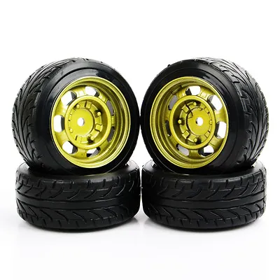4Pcs 12mm Hex Drift Tires&wheel For HSP HPI RC 1:10 On-Road Racing Car 292/014 • £16.79