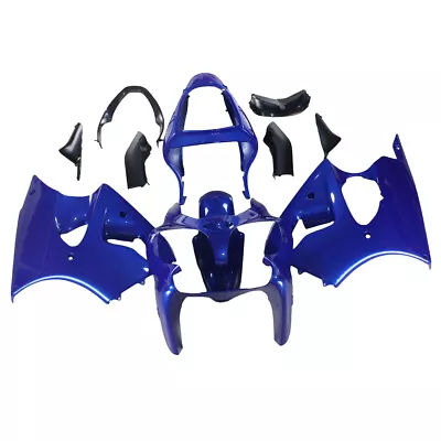 Plastics Blue Fairing Kit For Ninja ZX6R 2000 2001 2002 ZX600J Kawasaki Bodywork • $395.95
