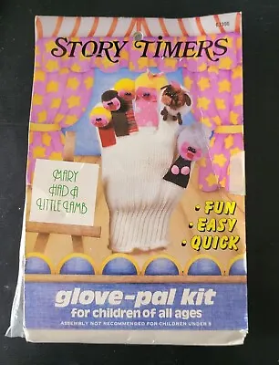 VTG Story Timers Mary Had A Little Lamb Puppet Bucilla Glove Pal Kit 63306 • $9.89