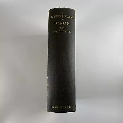 The Poetical Works Of Lord Byron - Albion Edition (HB 1890s F Warne & Co) • £17.50