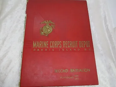 1954 Marine Corps Recruit Depot Parris Is S.C. 2nd Battalion Platoon 384/387 • $46.99