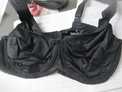Miss Mary Of Sweden BLACK  Full Coverage UNDERWIRE Bra  Size 40C SMART SHAPE • $25