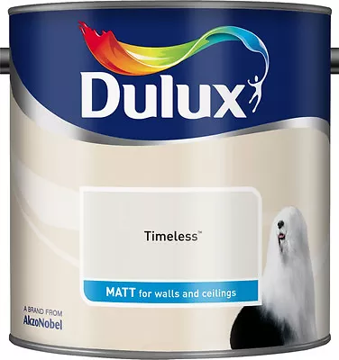 £21.99 • Buy Dulux Smooth Emulsion Matt Paint - Timeless - 2.5L - Walls And Ceiling 