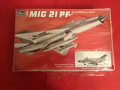 Revell H-267 1:32 MIG 21 PF Soviet Interceptor Fighter FACTORY SEALED • $91