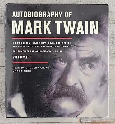 Autobiography Of Mark Twain Volume 1 Audiobook 20-CDs Grover Gardner Narration  • $10.99