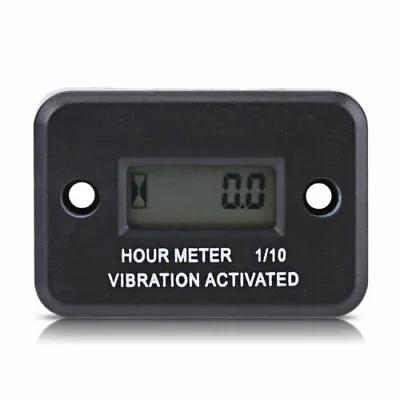NEw Digital Vibration Hour Meter Gauge Wireless For Vibrating Machine Motorcycle • $13.27