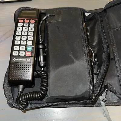 Mint Condition Motorola SCN2500A Vintage Mobile Phone W/ Case/ Antenna/ Car Adpt • $44.44