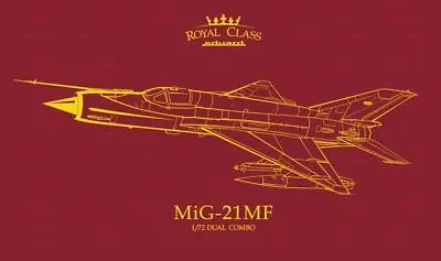 Eduard Models EDUR0017 1/72 Royal Class MiG-21MF Fishbed ROYAL CLASS Dual Combo  • $74.95