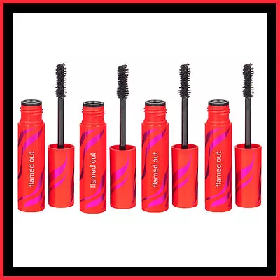 6 X Covergirl Flamed Out Water Resistant Mascara 335 Black/Brown Blaze • £43.35