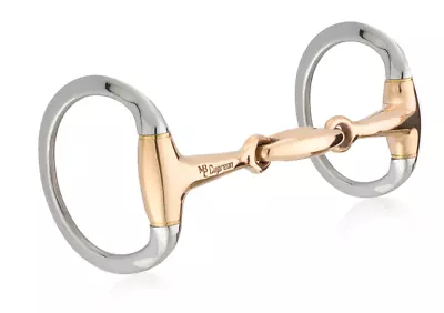 Mikmar Cupreon Eggbutt Snaffle With Ergöm Lozenge | Horse Bits All Riding Styles • $89.95