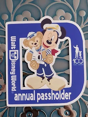 Disney World  Annual Passholder Magnet Mickey Mouse And Duffy Bear   • $6