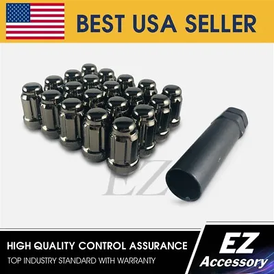 20 Pc Set Spline Tuner Lug Nuts | 1/2  | Gunmetal | Ford Mustang Explorer • $28.92