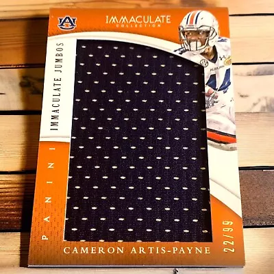 2015 Immaculate #93 Cameron Artis-Payne Jumbo Patch /99 Auburn Football • $9.50