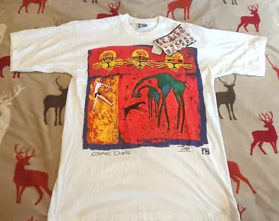 Cream Tea London Single Stitch T-shirt - Cosmic Charlie By Tim New Deadstock • £27.99