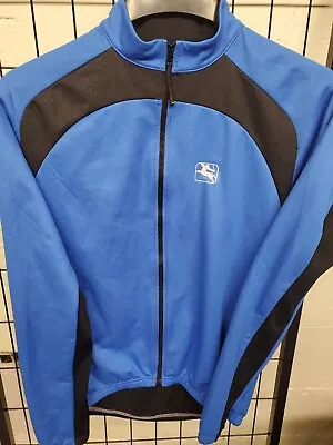 Giordana Men’s M Blue Full Zip Wind-Tex Cycling Jacket Made In Italy • $2.25
