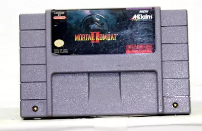 Mortal Kombat II 2 Super Nintendo SNES  (10697) • $11.36