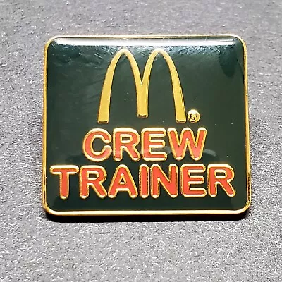 2009 McDonald's  Crew Trainer  Lapel Hat Pin Fast Food Advertising 1  • $9.98