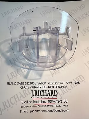 Island Oasis Sb2100 & Taylor Magnablend Sb21/sb24/sb25 - Chute Ice - New Oem • $98.24