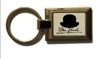 Laurel & Hardy Keyring Signed Oliver Hardy • £6.99