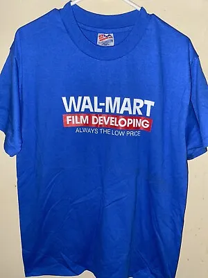 Vintage Hanes Single Stitch Wal-Mart Film Developing Work T Shirt Men’s Large • $44.99