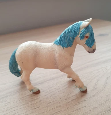 PAPO Blue Fairy Pony Toy Figure 2009 • £2.99