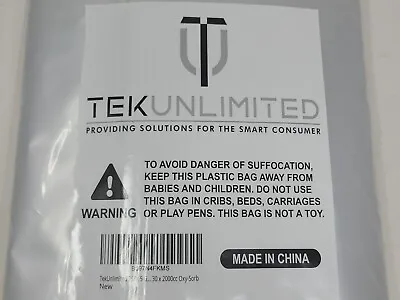 TekUnlimited 25Pk 5 GALLON Mylar Bags With Zipper & 30 X 2000cc Oxygen Absorbers • $33.24