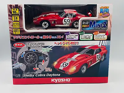 Kyosho First Mini-Z Shelby Cobra Daytona 66611 Red • $35.95