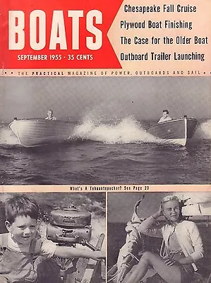 Boats September 1955 Tehuantepecker Plywood Boat Finishing 051017nonDBE • $19.49