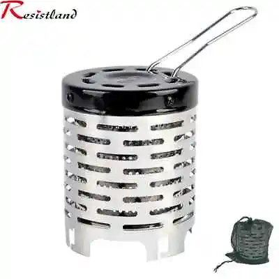 Mini Gas Heater Stove Wear-resistant Outdoor Camping Steel Warmer Heating Cover • $28.35