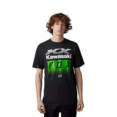 Fox Racing Official Kawasaki Short Sleeve Tee Kawi KX Series T Shirt 30528-001 • £28.98