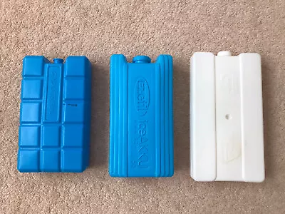 3 Freezer Blocks Large | Ideal For Cooler Bag Ice Box Lunch Picnics Travel • £9.99