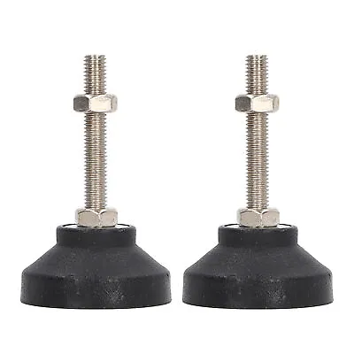 2PCS Leveling Mount M8 Thread Foot Pads Table Chair Leg Leveling Pads D50xM8x50 • $10.65