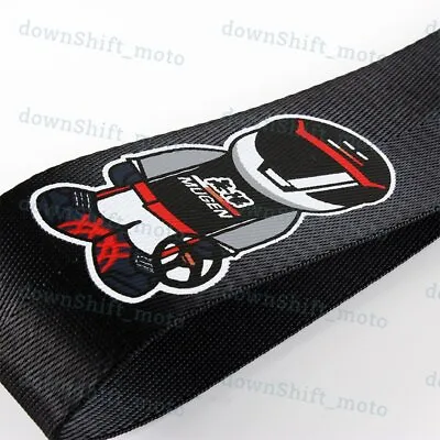 High Strength JDM MUGEN Tow Strap Front Rear Bumper Towing Hook For Honda Acura • $9.63