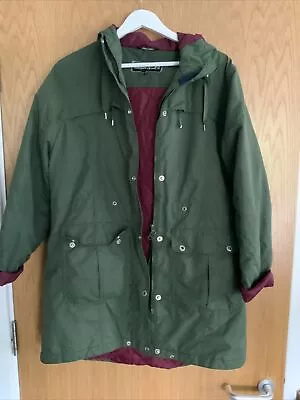 Womens Jacket Parka - Target Dry Size L Green • £22