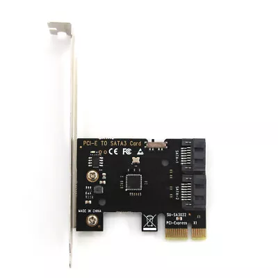 Pci-e To SATA 3.0 Internal 6Gbps Ports Disk Expansion Card • £9.71