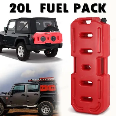 $104.49 • Buy 20L Fuel Tank Gas Oil Petrol Storage Can Container 5 Gallon For Jeep ATV UTV Car