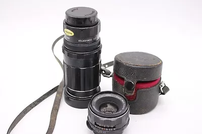 V X2 Vintage Takumar Camera Lenses Inc. 135mm 3.5 & 35mm 3.5 • £10.50