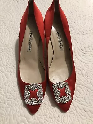 MANOLO BLAHNIK EU 42 Heel Pump Shoes Need TLC Sold As Seen • £45