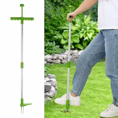 Weed Puller Weeder Twister Twist Pull Claw Garden Lawn Root Killer Remover Tool • £10.49