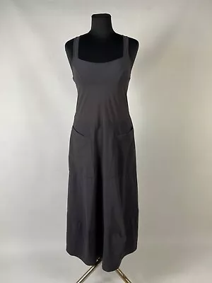 Marithe+Francois=girbaud RareBrown Sun Faded Y2K Designer Sleevles Dress Size 46 • $65