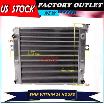 Aluminum Radiator Fit Toyota Forklift 1990-2011 ONE Oil Cooler OEM:16410U220171 • $999