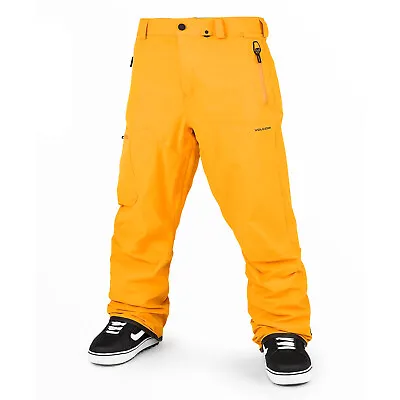 VOLCOM Mens 2024 Snowboard Snow -  L GORE-TEX  PANTS - Gold • $239.99